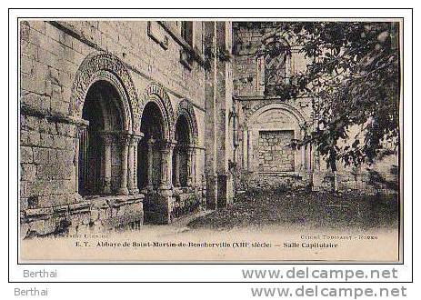 76 Abbaye De SAINT MARTIN DE BOSCHERVILLE - Salle Capitulaire - Saint-Martin-de-Boscherville