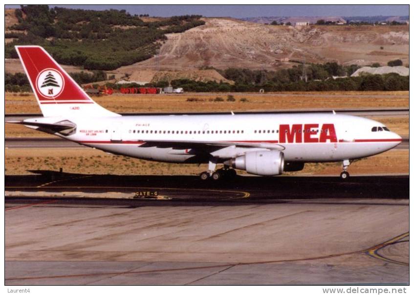 (avi 97) - Avion - Airplane - A 310-203 - MEA Middle East Airlines - 1946-....: Moderne