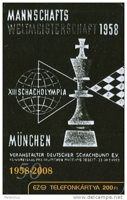 13TH CHESS OLYMPIAD * SPORT * MUNICH * GERMANY * GERMAN * MUNCHEN * DEUTSCHLAND * DEUTSCH * MMK 164 * Hungary - Hongrie