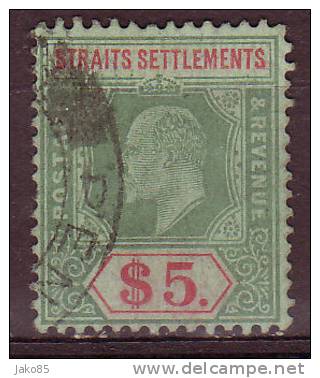 - STRAITS SETTLEMENTS - 1907 - YT N° 134  - Oblitéré  - Cachet PENANG - Straits Settlements