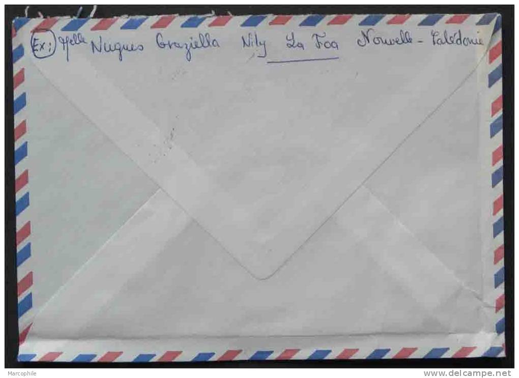 NOUVELLE CALEDONIE - LA FOA / 1983 PA # 231 SUR LETTRE AVION POUR LA FRANCE (ref 1179) - Cartas & Documentos
