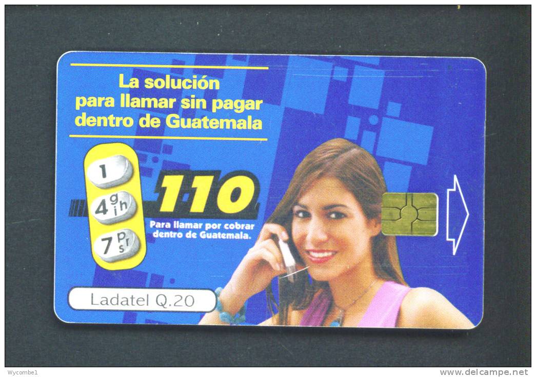 GUATEMALA  -  Chip Phonecard As Scan - Guatemala