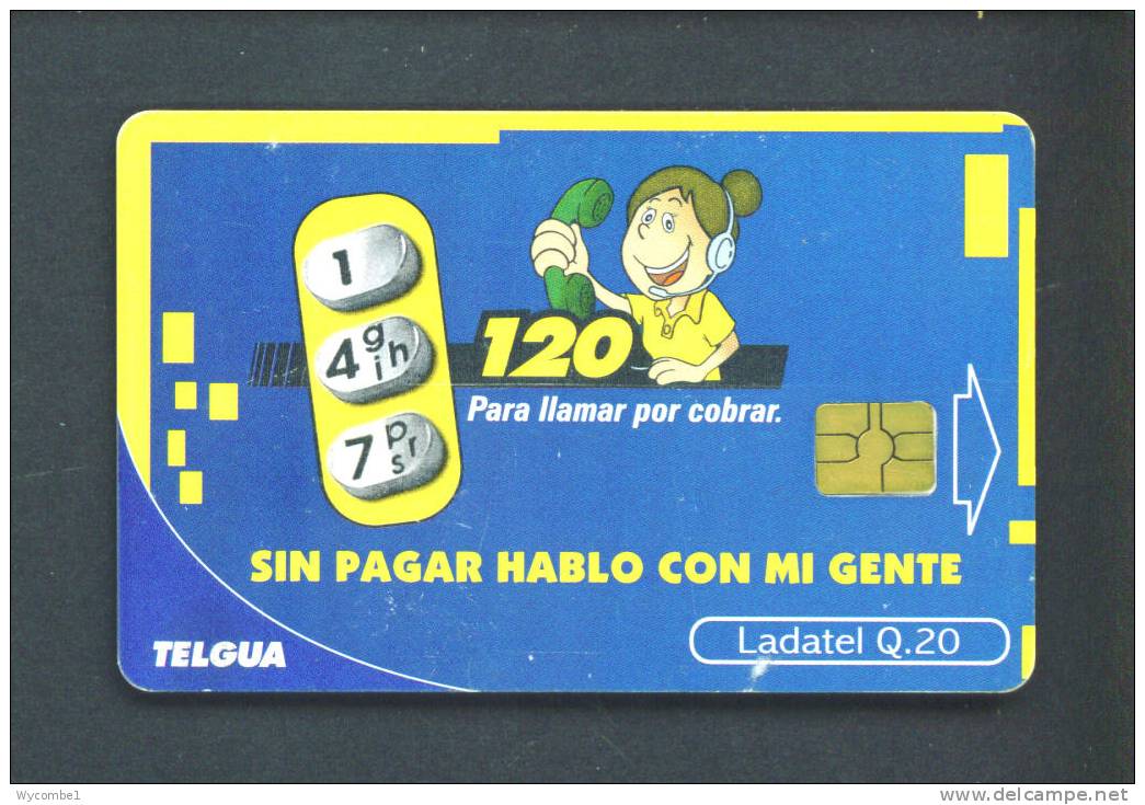 GUATEMALA  -  Chip Phonecard As Scan (subject To Minor Scuffs And Abrasions) - Guatemala