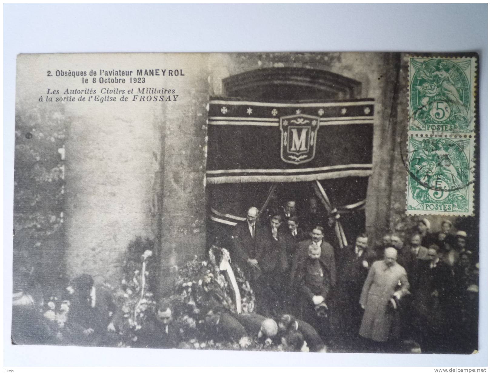 FROSSAY  :  Obsèques De L'AVIATEUR  MANEYROL  Le  8  Octobre  1923 - Frossay