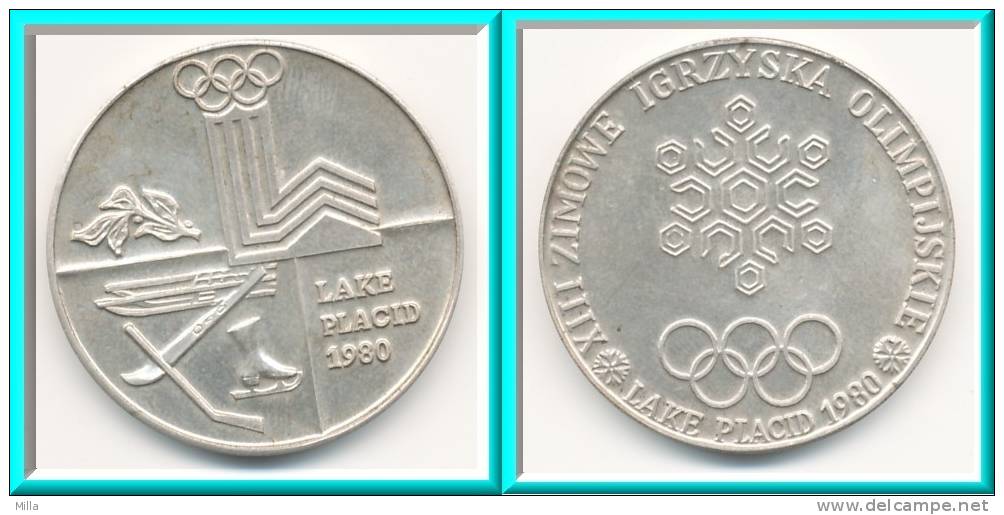 &#9733;&#9733; OLYMPIC MEDAL 1980 LAKE PLACID &#9733;&#9733; - Other & Unclassified