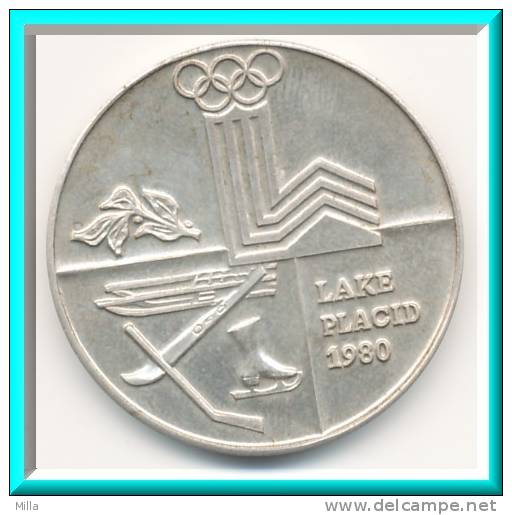 &#9733;&#9733; OLYMPIC MEDAL 1980 LAKE PLACID &#9733;&#9733; - Other & Unclassified