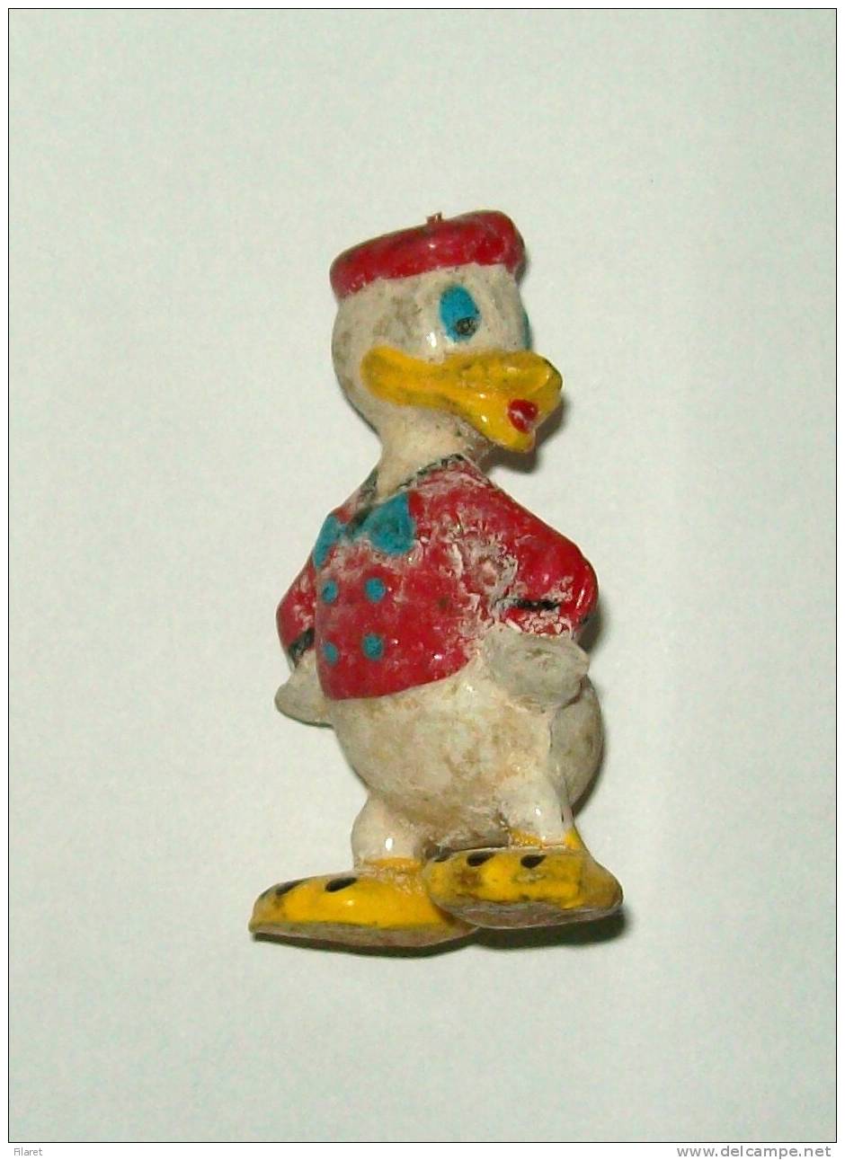 DONALD DUCK-DISNEY FIGURINE,HARD RUBBER/CAOUTCHOUC-ONLY FOR COLLECTORS - Disney