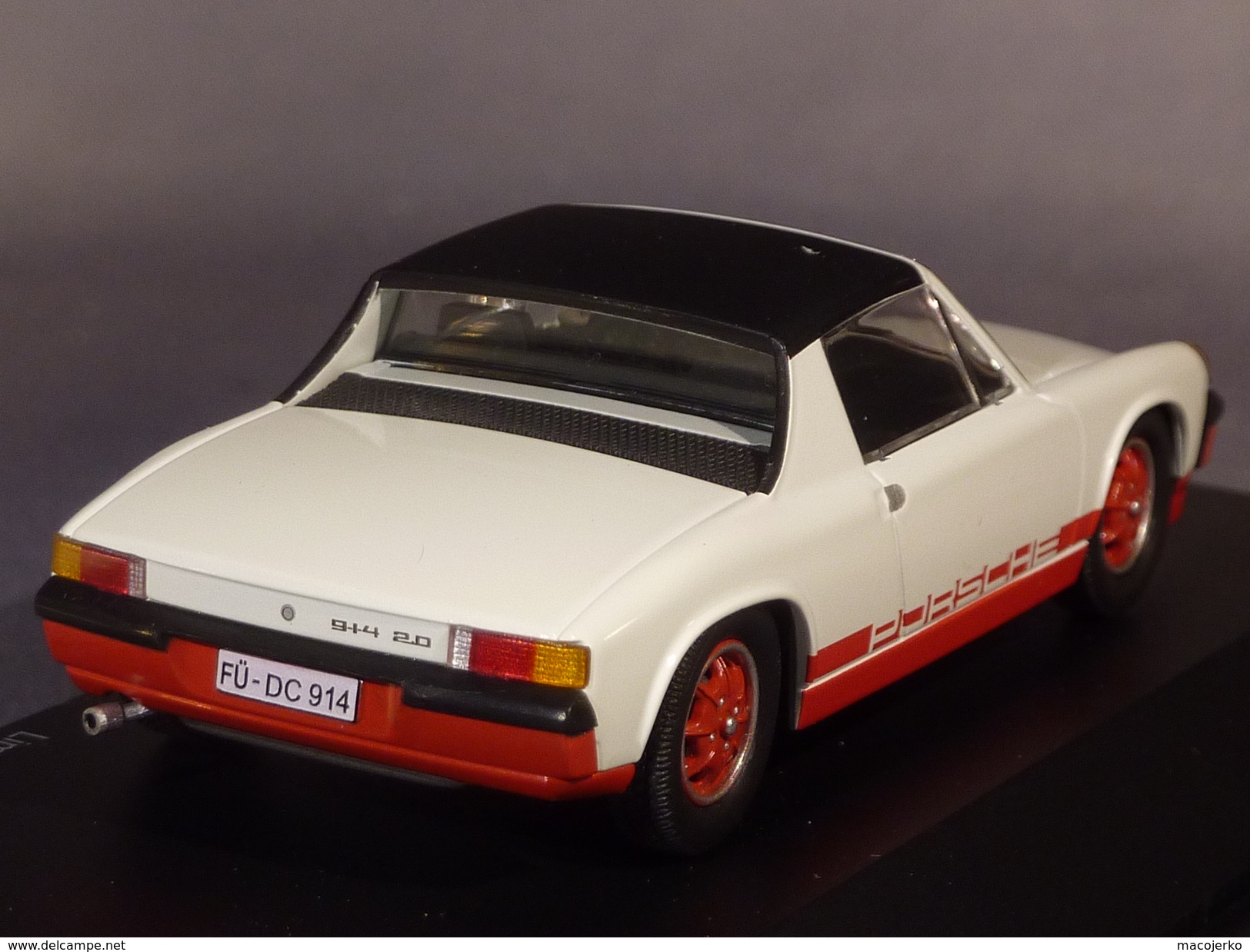 Schuco 03701, Porsche 914 Creamsicle, 1:43 - Schuco