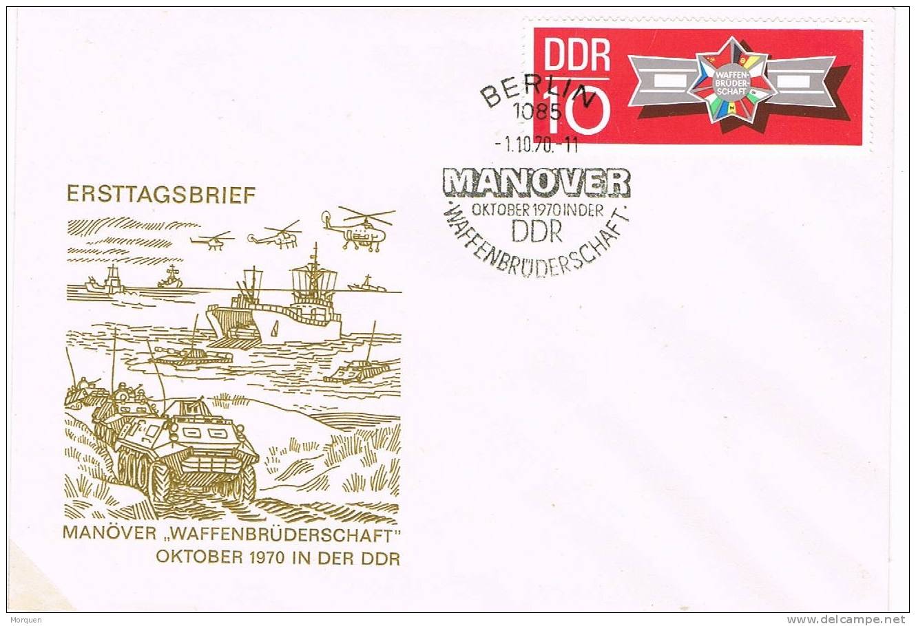 Carta BERLIN (Alemania Demicratica) 1970. Manöver. Maniobras Militares - Covers & Documents