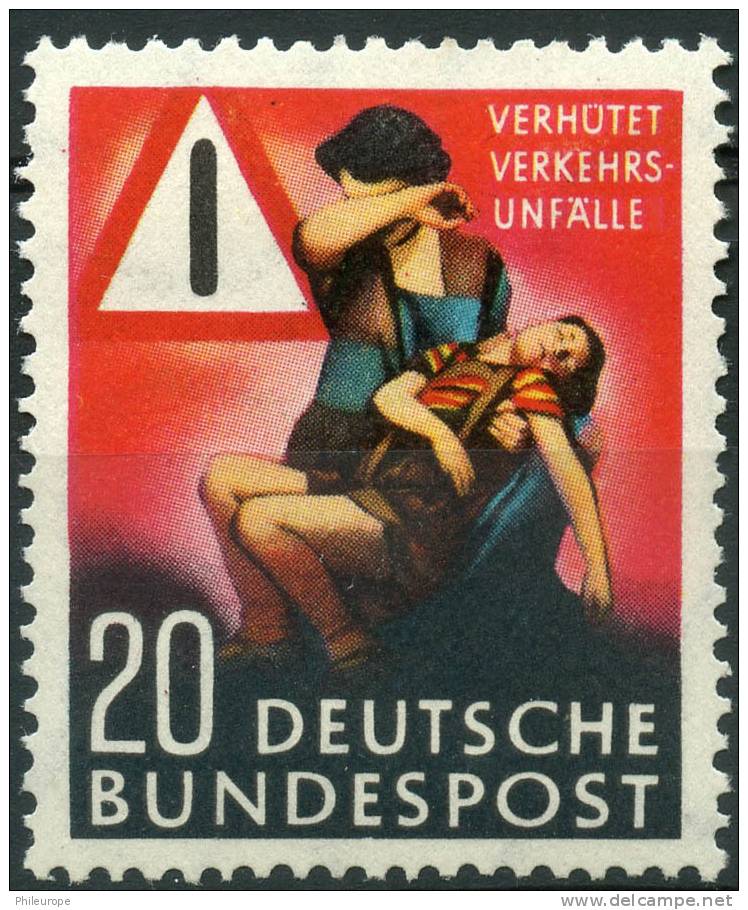 Allemagne RFA (1953) N 48  * (charniere) - Neufs