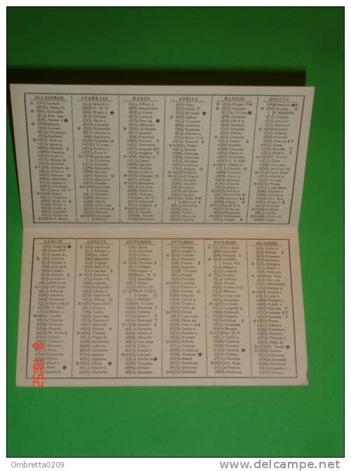 Calendarietto  1954 Anno Mariano  - Parrocchia Di CHIAVAZZA,Biella - Gesù Bambino / Immacolata Concezione - Small : 1941-60