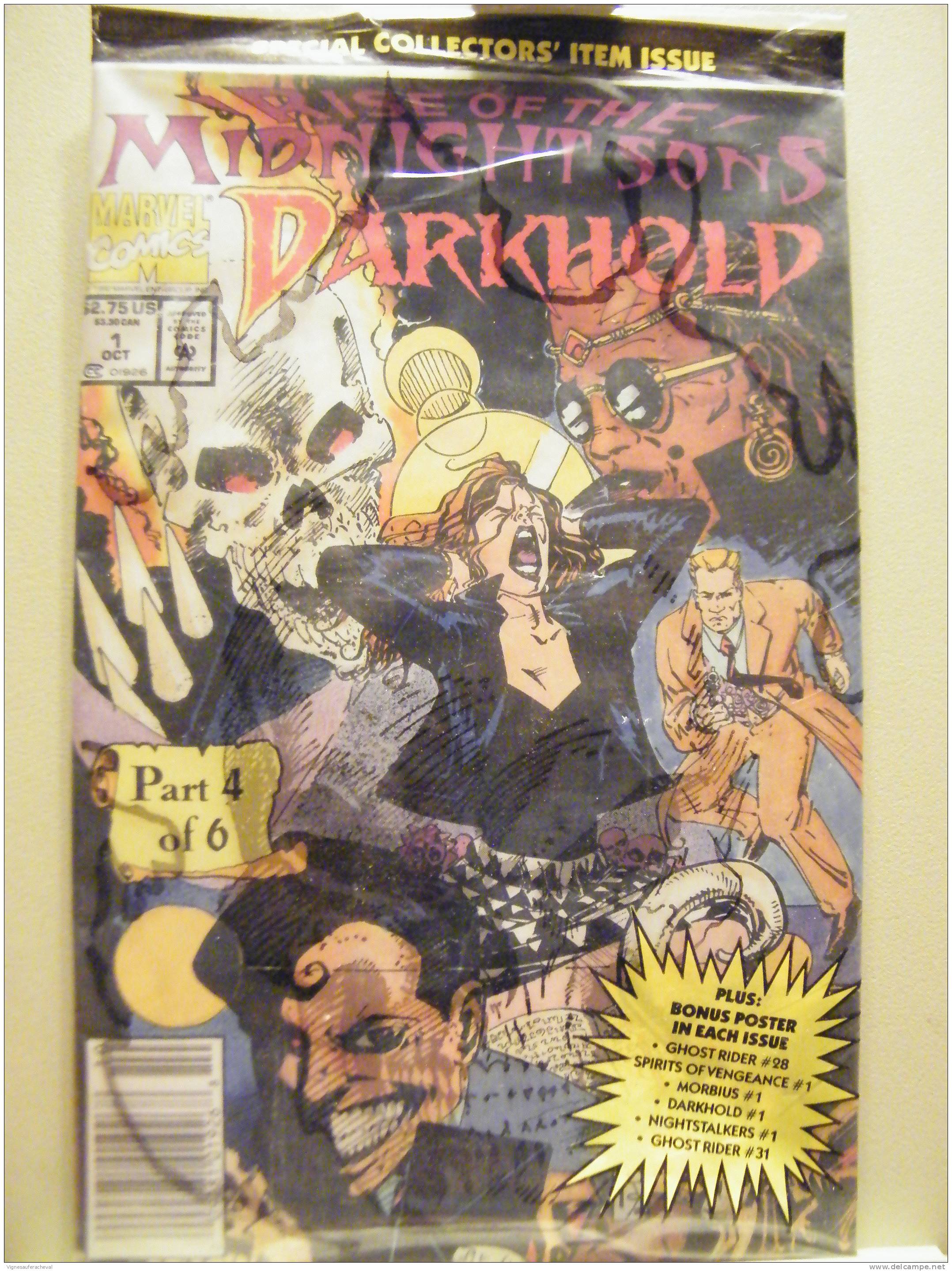 Marvel Comics No1 '92-Darkhold:Rise Of The Middnight Sons(special Collector Item Issue)(part 4 Of 6) - Lotti E Collezioni