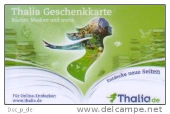 Germany - Allemagne - Thalia Book Store - Carte Cadeau - Carta Regalo - Gift Card - Geschenkkarte - Treuekarten