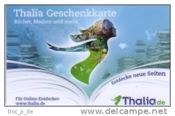 Germany - Allemagne - Thalia Book Store - Carte Cadeau - Carta Regalo - Gift Card - Geschenkkarte - Treuekarten