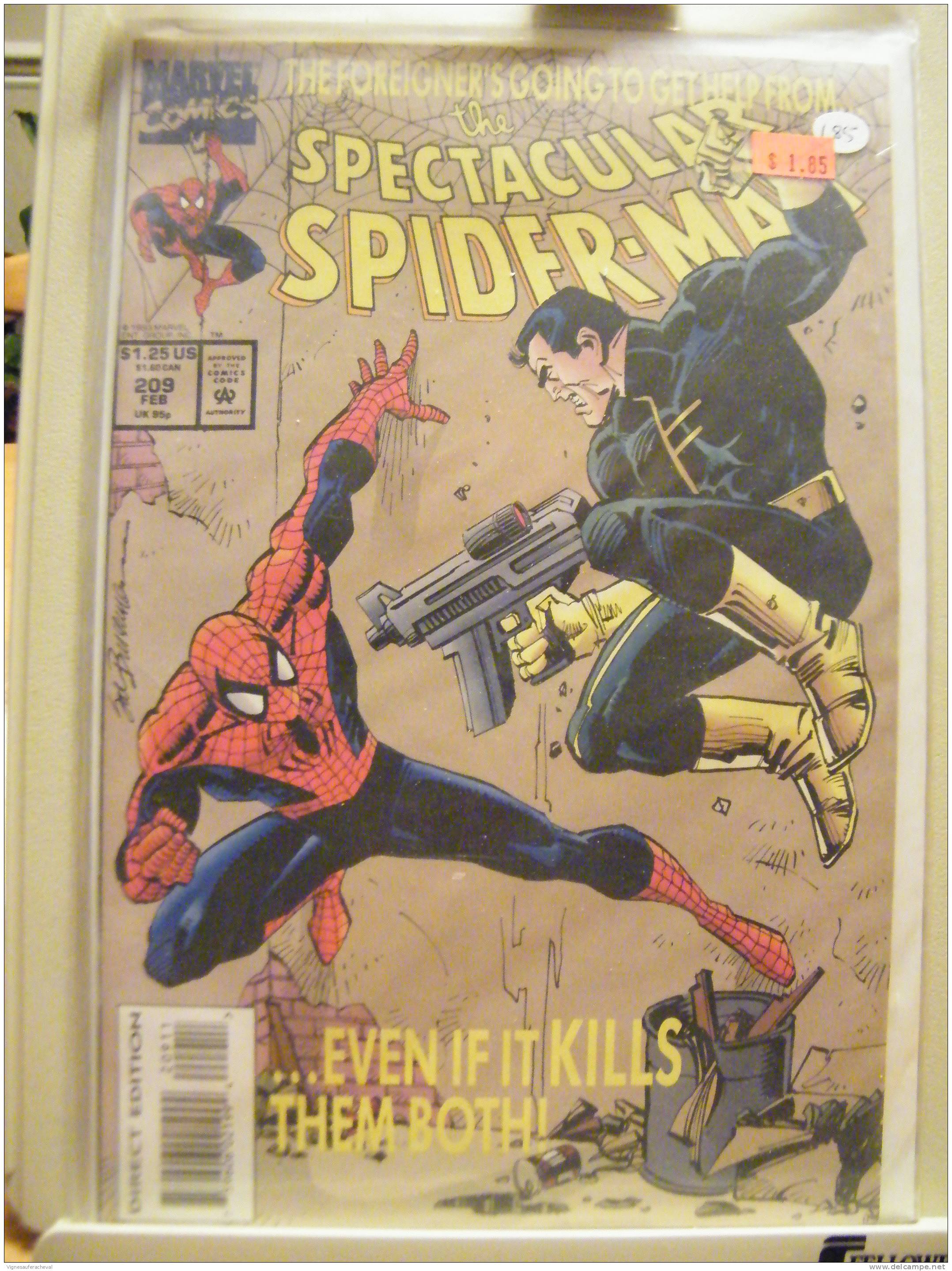 Marvel Comics No 209 Feb-The Spectacular Spiderman - Collections