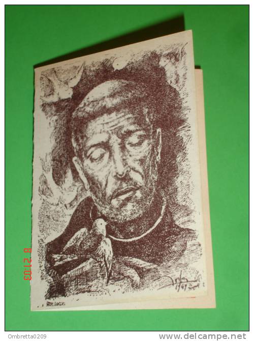 Calendarietto Anno 1955 - S.FRANCESCO D´Assisi - Opera Serafica Pro Derelitti - Roma - Santino - Kleinformat : 1941-60