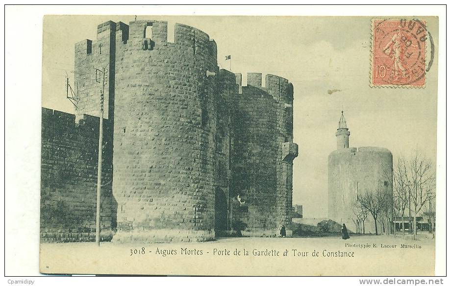 30/AIGUES-MORTES - Porte De La Gardette Et Tour De Constance - Aigues-Mortes