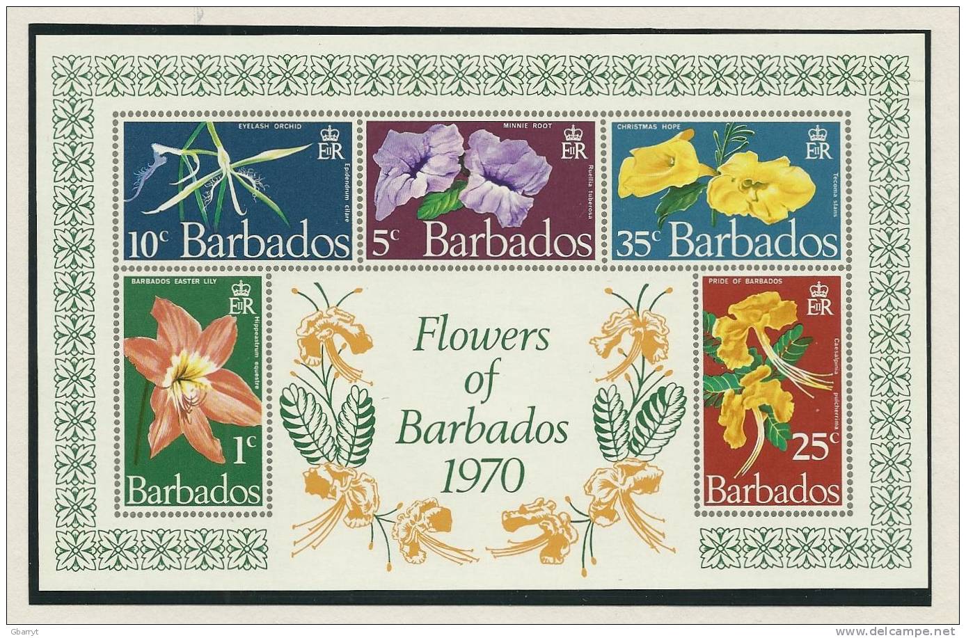 Barbados Scott # 352, 352a MNH VF  Christmas 1970.....................DR1 - Barbades (1966-...)