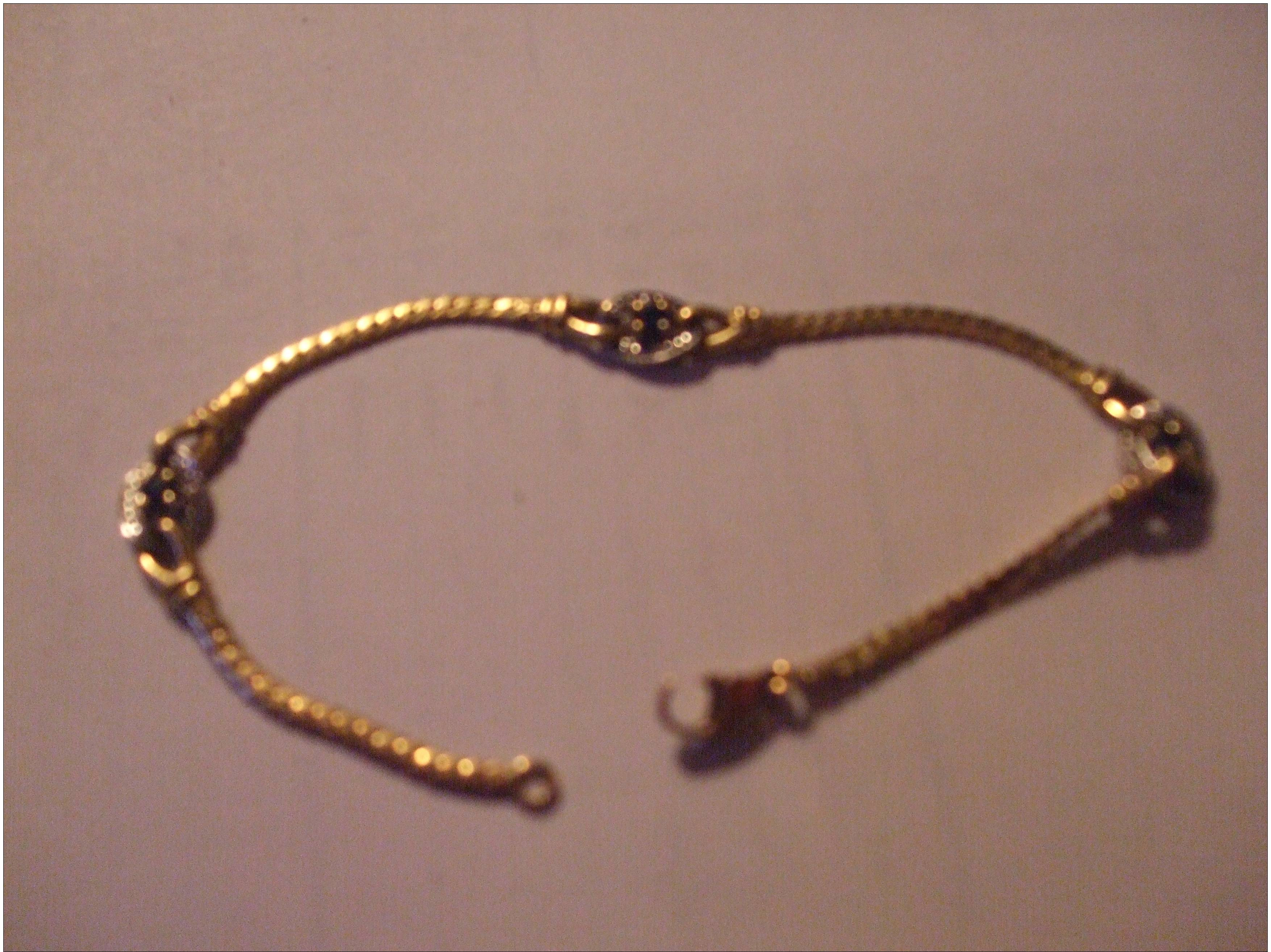 Bracelet Femme 18 K ( 5,16 GR )poinçonné Testé Voir Indication Bas De P - Bracelets