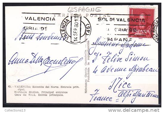 ESPAGNE - Valencia - Estacion Del Norte, Entreda Principal - La Rioja (Logrono)