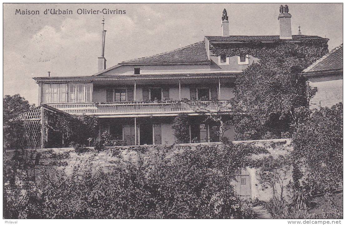 GIVRINS : Maison D' Urbain Olivier // 1926 - Givrins