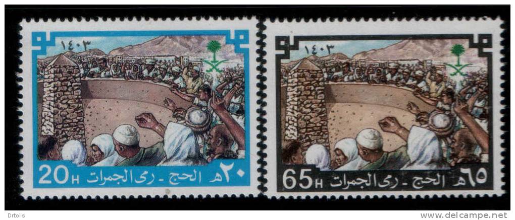 SAUDI ARABIA / PILGRIMAGE / 1983 / SG 1357-8 / MNH / VF. - Islam
