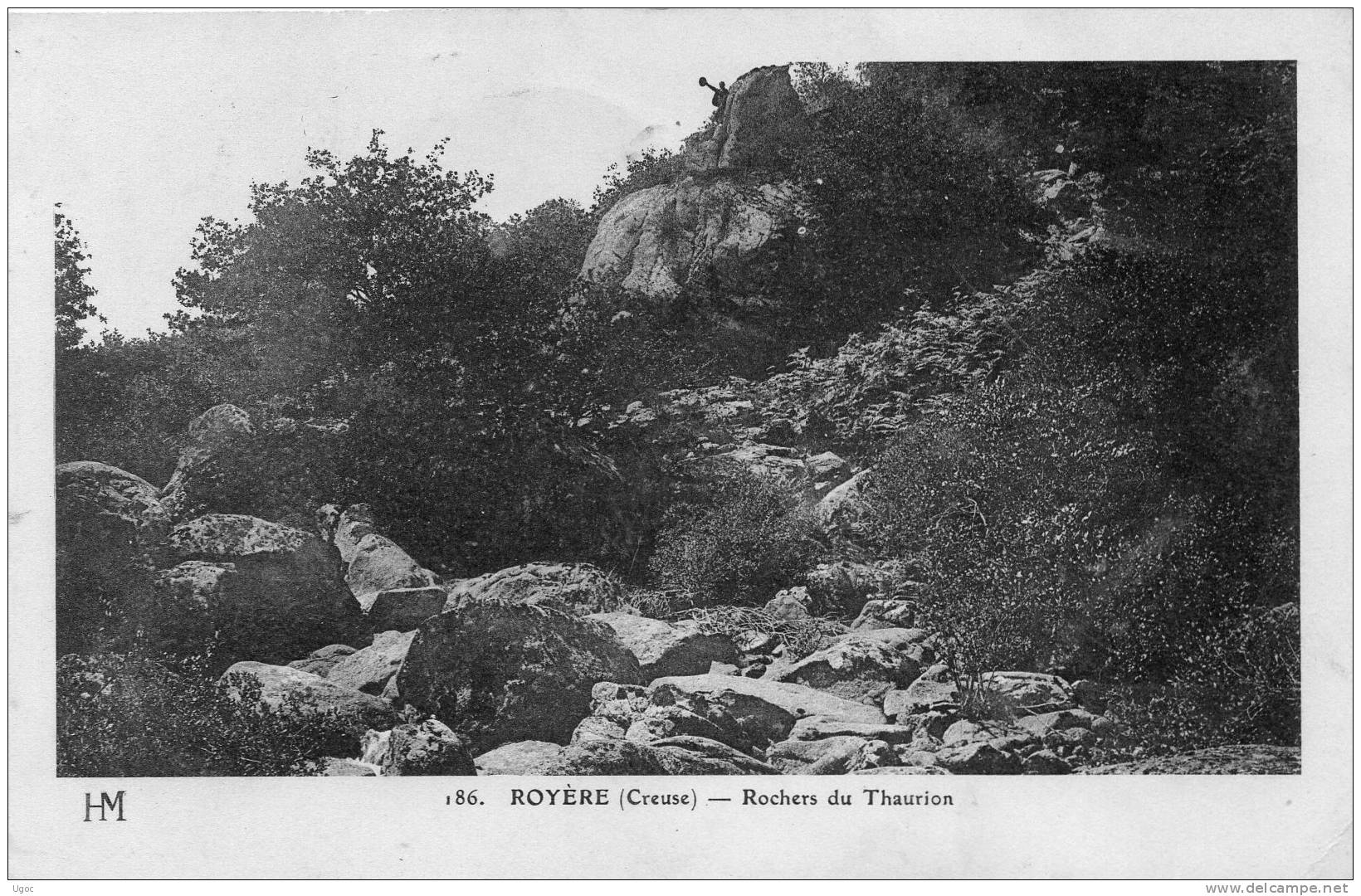 CPA - 23 - ROYERE - Rochers Du Thaurion - 160 - Royere