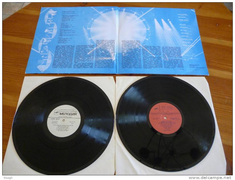 PINK FLOYD "delicate Sound Of Thunder" 2 LP RUSSIAN Press - Rock