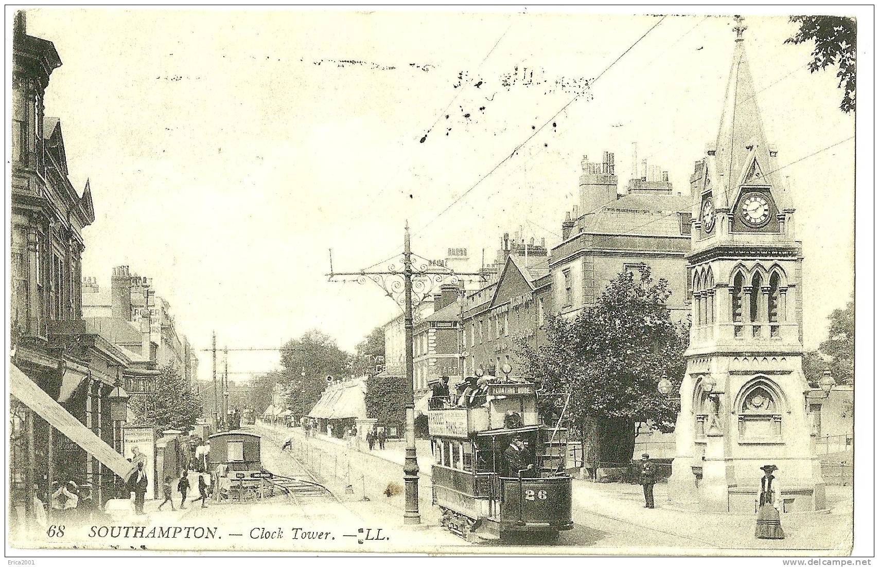 Southampton. Tramway And Clock Tower. - Southampton