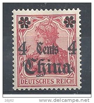 Deutsches Reich, Chine, Germania,  Yt 31  MH*    (ETR875bis) - China (oficinas)