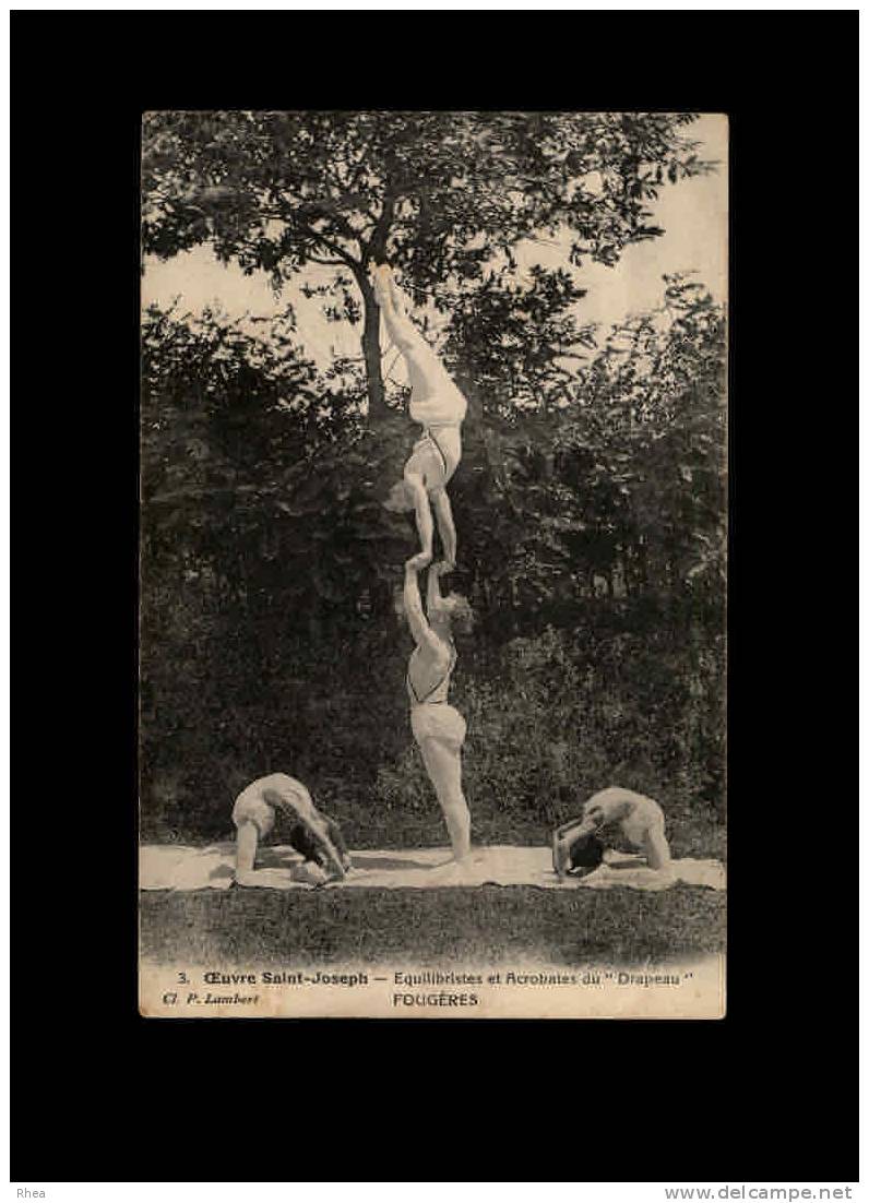 35 - FOUGERES - Oeuvre Saint-Joseph - Equilibristes Et Acrobates Du Drapeau - 3 - Fougeres