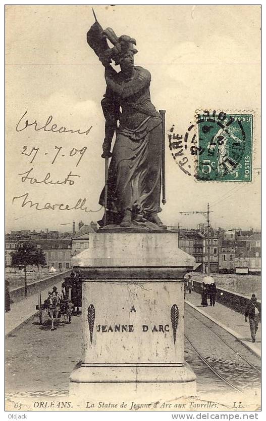 ORLEANS La Statue De Jeanne D'Arc Aux Tourelles - Orleans