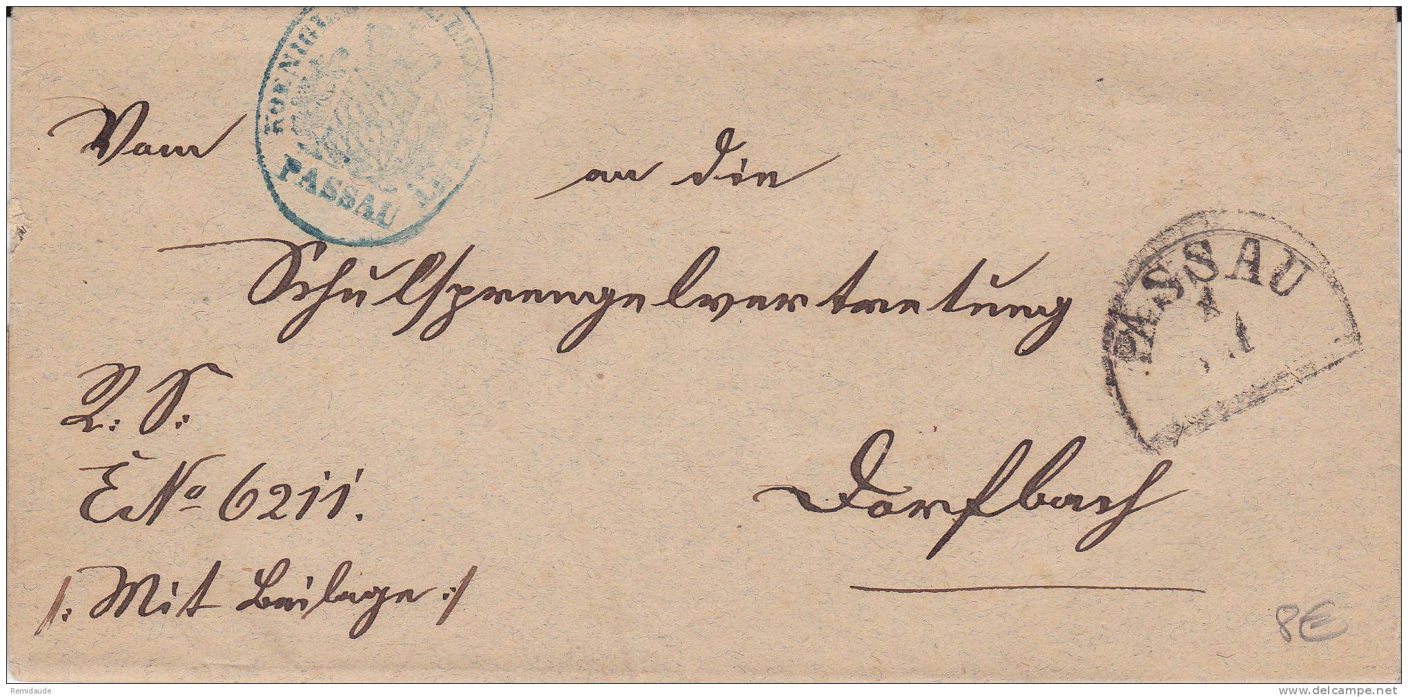 BAYERN - 1876 - LETTRE De PASSAU Pour ORTENBURG - Préphilatélie