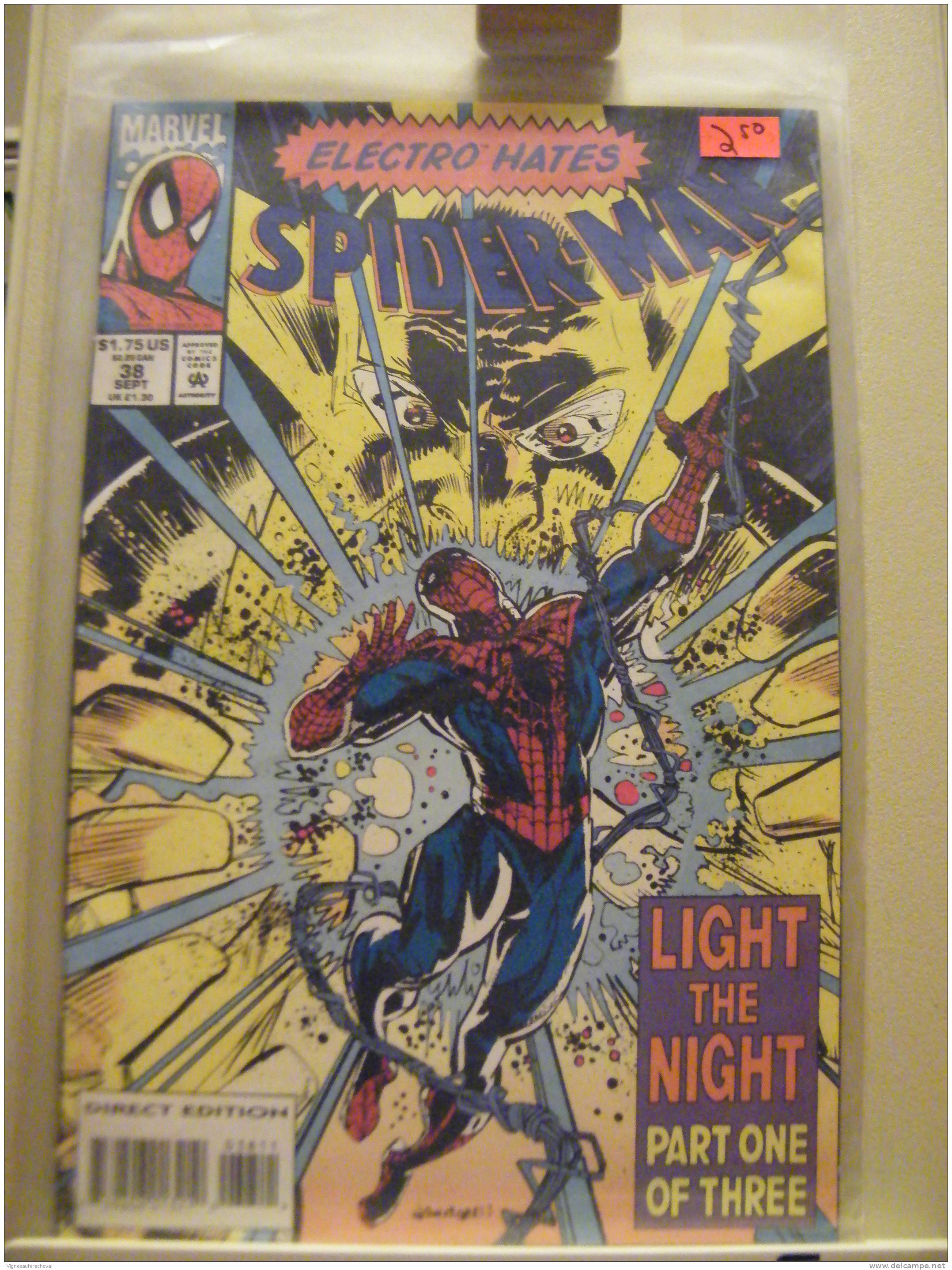 Marvel Comics-no 38 Sept: Spiderman-light The Light 1 Of 3 - Marvel