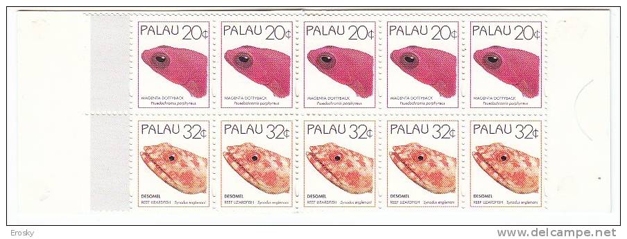 PGL T0069 - PALAU Yv N°873A (II) CARNET ** ANIMAUX ANIMALS - Palau