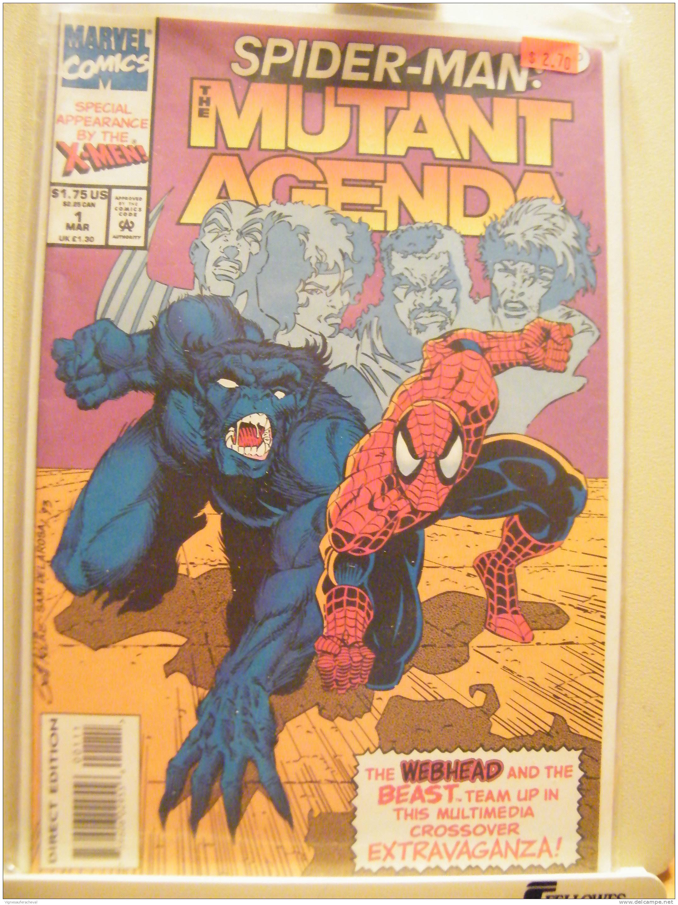Marvel Comics No 1 Mar: Spiderman-the Mutant Agenda - Marvel
