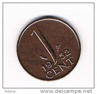 NEDERLAND  1 CENT  1952  JULIANA - 1948-1980 : Juliana