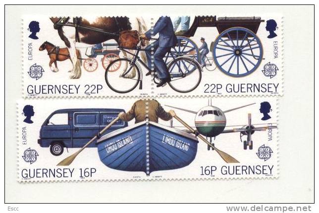Mint Stamps Europa CEPT 1988 From Guernsey - 1988