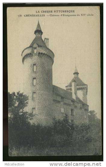 23 CHENERAILLES / Château D'Etangsanne / - Chenerailles