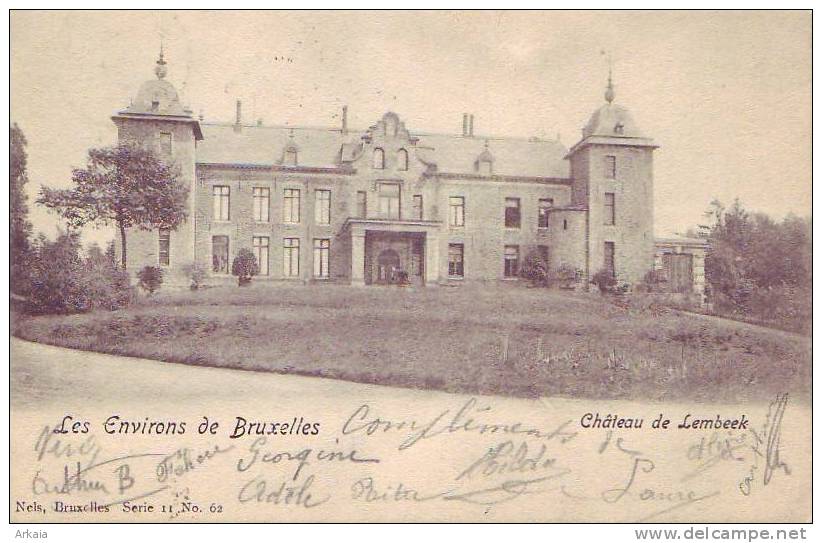 LEMBEEK = Les Environs De Bruxelles = Château (Nels  Bxl  S.11  N° 62) 1903 - Autres & Non Classés