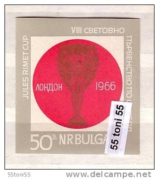 1966  FOOTBALLWF  - LONDON   S/S – MNH BULGARIA  / BULGARIE - 1966 – Angleterre