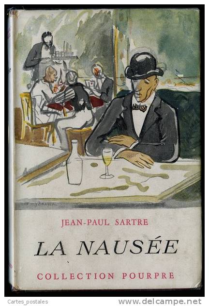 LA NAUSEE  /  JEAN-PAUL SARTRE     (collection Pourpre Avec Jaquette) - Autres & Non Classés