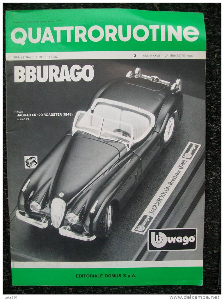 QUATTRORUOTINE APRILE/MAGGIO/GIUGNO  1987 Rivista Di Automodellismo - Italia