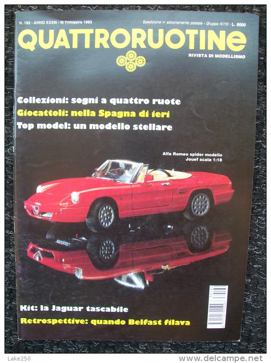 QUATTRORUOTINE 3° TRIMESTRE 1993 Rivista Di Automodellismo - Italie