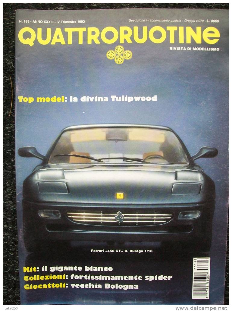 QUATTRORUOTINE 4° TRIMESTRE 1993 Rivista Di Automodellismo - Italia