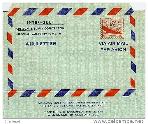 U.S. United States 1947 Scott # UC16a Mint NH Air Letter Sheet Catalogue $17.50 - 1941-60