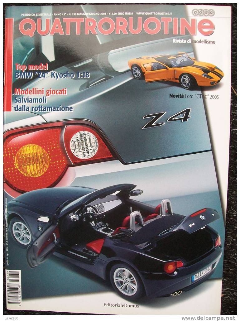 QUATTRORUOTINE 3° BIMESTRE 2003 Rivista Di Automodellismo - Italie