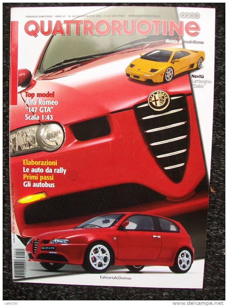 QUATTRORUOTINE 4° BIMESTRE 2003 Rivista Di Automodellismo - Italia