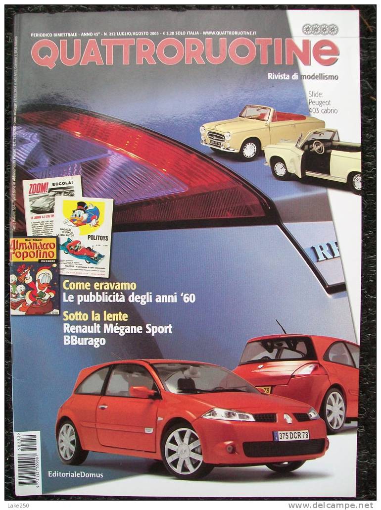 QUATTRORUOTINE     4° BIMESTRE 2005 Rivista Di Automodellismo - Italia