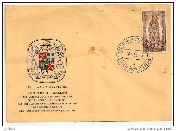 BERLIN - CACHET COMMEMORATIF 26.11.1955 - Storia Postale